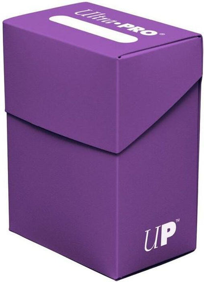 Ultra Pro Deck Box Purple – 80+ Card Storage for Pokemon TCG and MTG