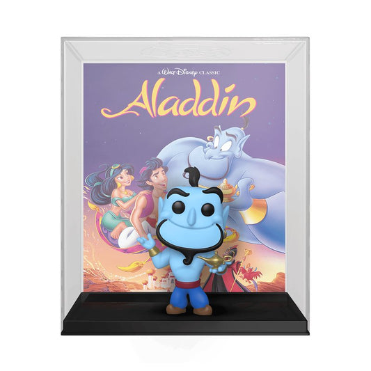 Genie with Lamp Funko Pop! VHS Covers Alladin - Approx. 4.5" Collectible Vinyl Figure #14 with Case
