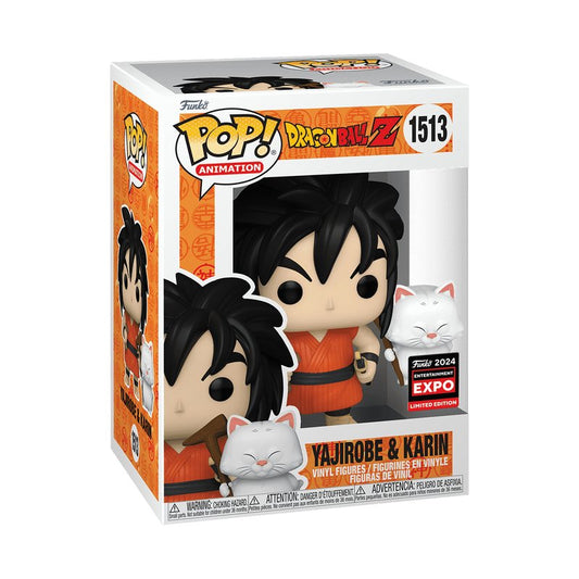 Yajirobe and Karin Funko Pop! Animation Dragon Ball Z - 2024 Limited Edition Entertainment Expo - Approx. 4.4" and 1.75" Collectible Exclusive Vinyl Figure #1513 with Window Box Display (PRE-SALE)