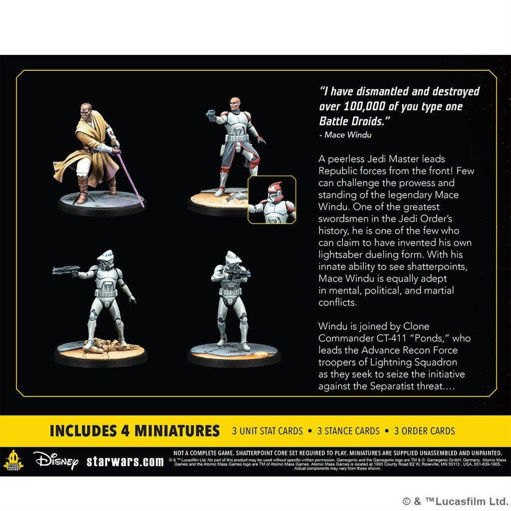 Star Wars: Shatterpoint – This Party’s Over: Mace Windu Squad Pack