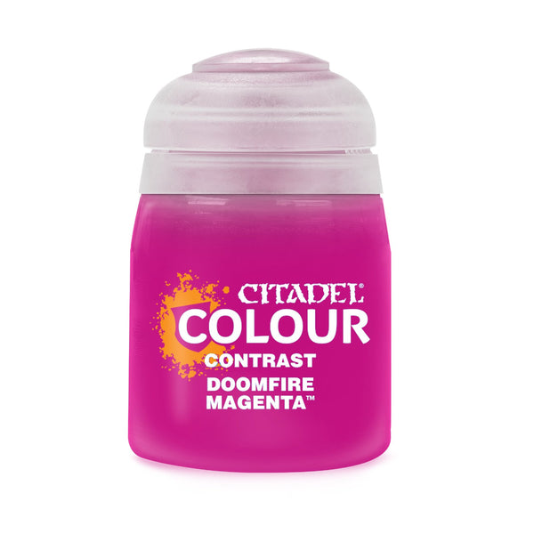 Warhammer Citadel Contrast: Doomfire Magenta Paint Bottle 18ml