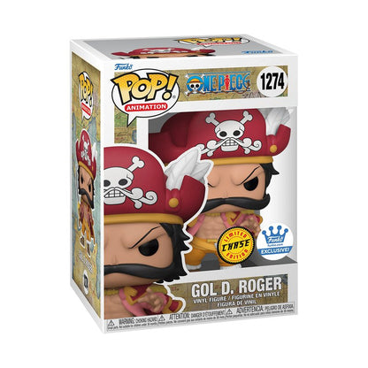 Gol D. Roger Funko Pop! Animation One Piece - Approx. 4.55" Collectible Exclusive Chase Limited Edition Vinyl Figure #1274 with Window Display Box