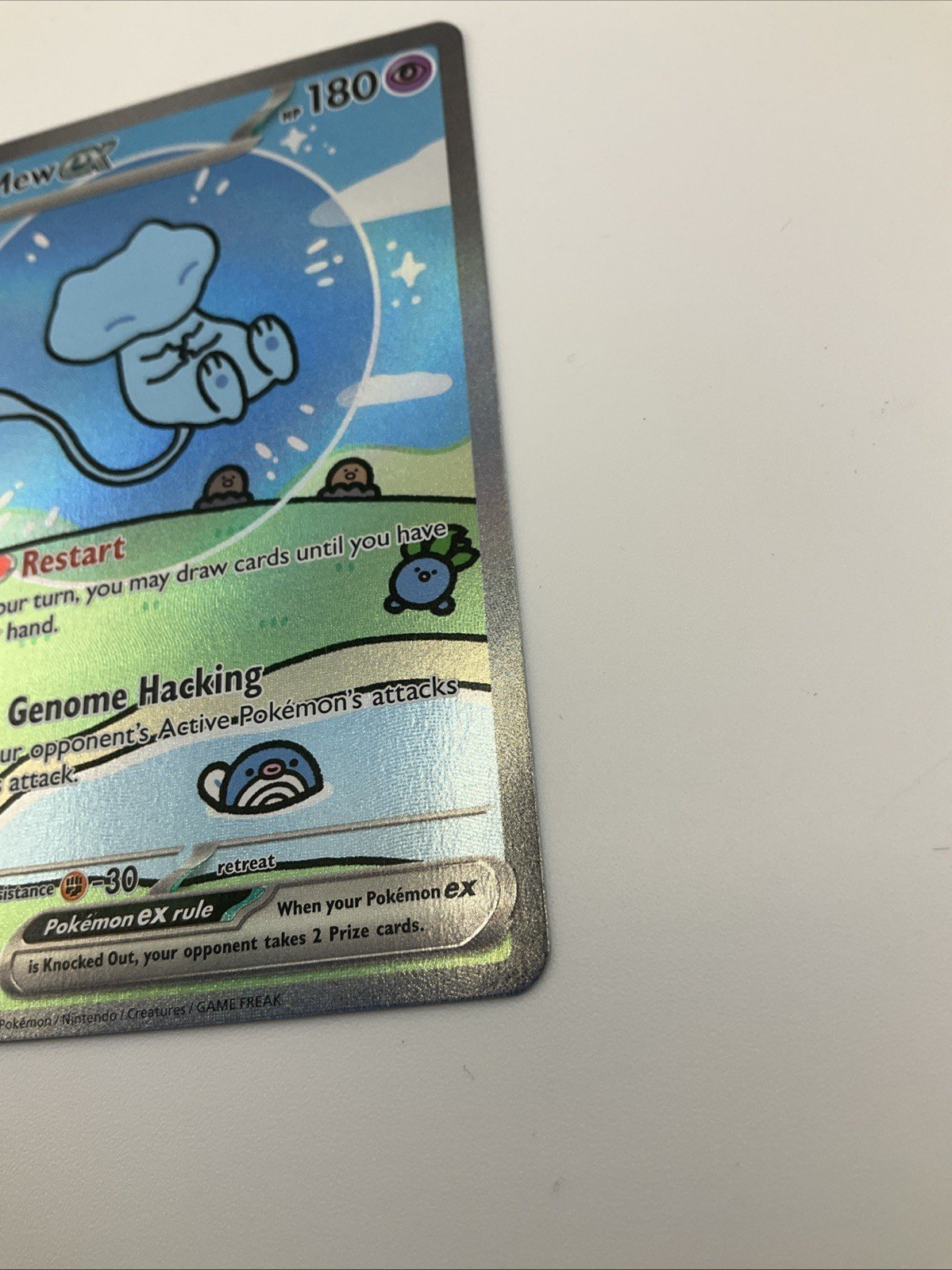 Pokemon Bubble Mew EX 232/091 Paldean Fates SIR NM 🫧