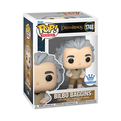 Bilbo Baggins Funko Pop! Movies: The Lord of the Rings - Approx. 3.9" Exclusive Collectible Vinyl Figure #1748 with Display Box Protector Case