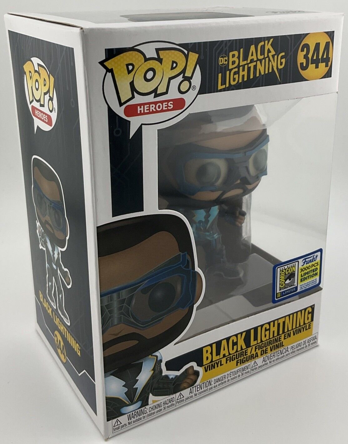 Funko Pop! Vinyl: DC Universe - Black Lightning #344 - SDCC LE3000Pcs