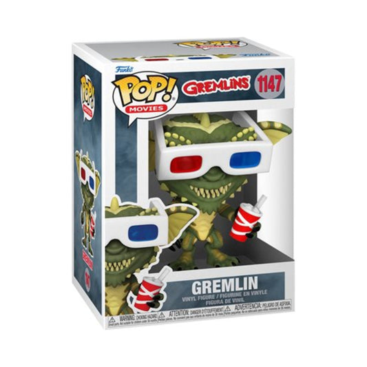 Gremlins Stripe with 3D Glasses Funko Pop! Movies: Gremlins - Approx. 3 3/4" Collectible Vinyl Figure #1147 in Window Display Box