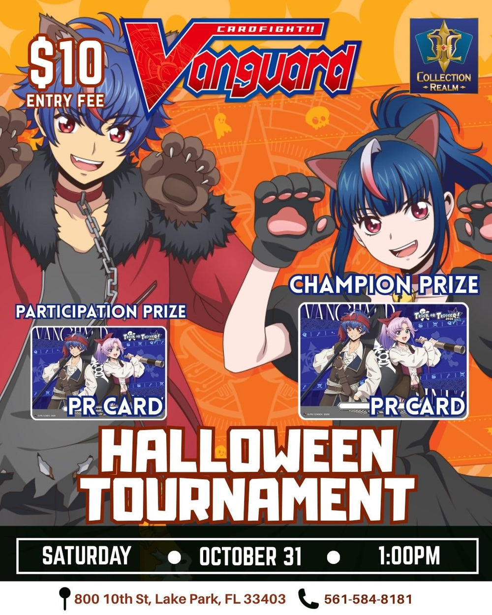 Cardfight Vanguard Halloween Tournament – October 31, 2026 (Saturday 1PM)