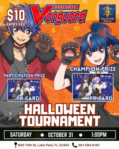 Cardfight Vanguard Halloween Tournament – October 31, 2026 (Saturday 1PM)