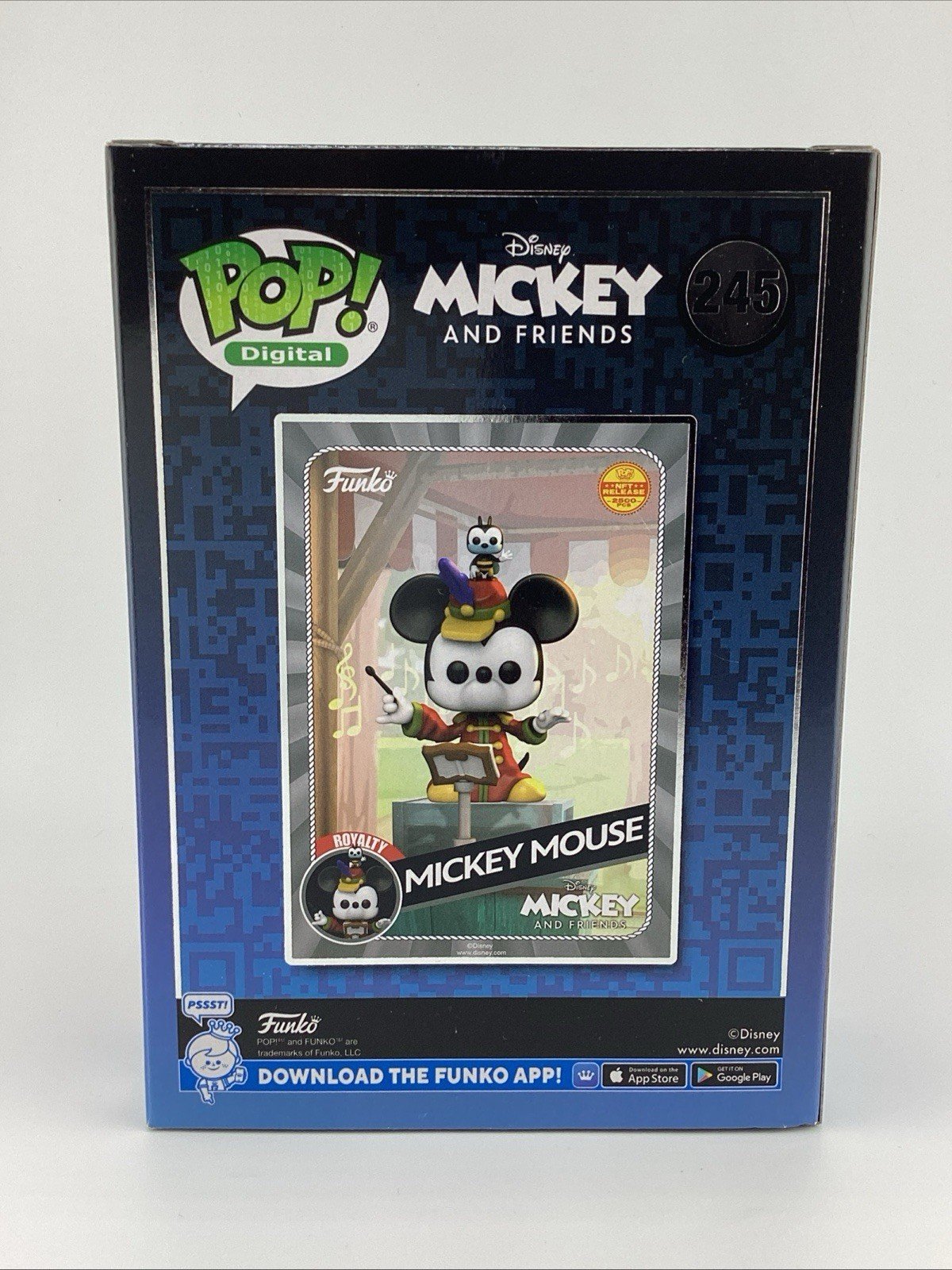 Funko Pop! Digital Vinyl: Disney - Mickey Mouse (Royalty) 2500 PCS #245