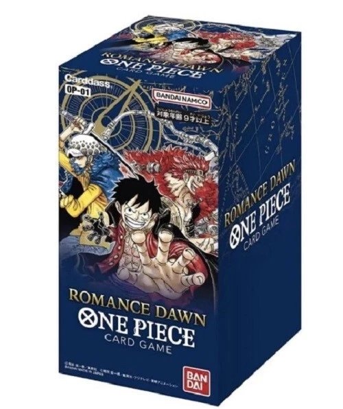 One Piece OP-01 Romance Dawn Japanese Booster Box Collectible Card Game Set
