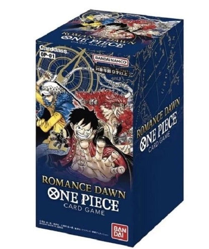 One Piece OP-01 Romance Dawn Japanese Booster Box Collectible Card Game Set
