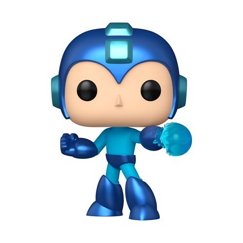 Mega Man #1097 Funko Pop! Games Funko Fusion - Approx. 4" Collectible Vinyl Figure Bundled with Display Box Protector Case - Estimated Arrival: Oct. 2025 (PRE-SALE)