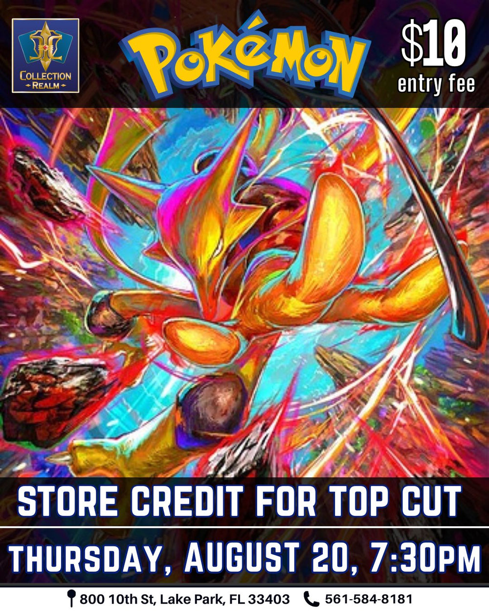 Pokémon TCG Tournament – August 20, 2026 (Thursday 7:30 PM)