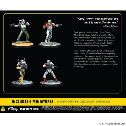 Star Wars: Shatterpoint Delta Squad Form Up Squad Pack (PRE-ORDER)