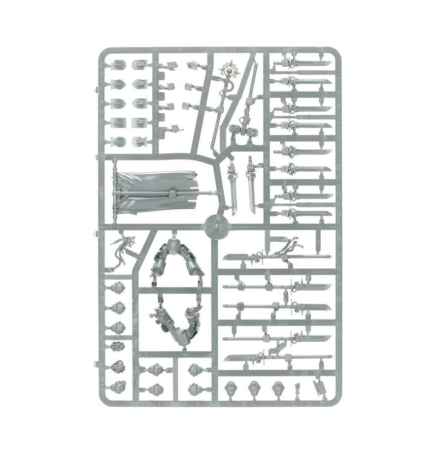 Warhammer 40K Combat Patrol Grey Knights Army Set – 17 Miniatures Including Castellan Crowe, Strike Squad, Brotherhood Terminators & Venerable Dreadnought