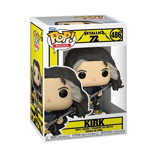 Kirk #486 Funko Pop! Rocks Metallica (72 Seasons) - Approx. 3 3/4" Collectible Vinyl Figure Bundled with Display Box Protector Case - Estimated Arrival: Nov. 2025 (PRE-SALE)