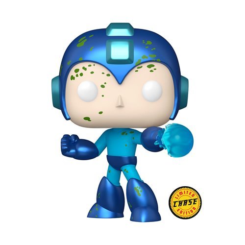 Mega Man #1097 Funko Pop! Games Funko Fusion - Approx. 4" Chase Limited Edition Collectible Vinyl Figure Bundled with Display Box Protector Case - Estimated Arrival: Oct. 2025 (PRE-SALE)