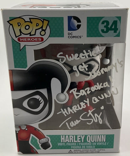 Funko Pop! Vinyl: DC Universe - Harley Quinn #34 Signed By Tara Strong