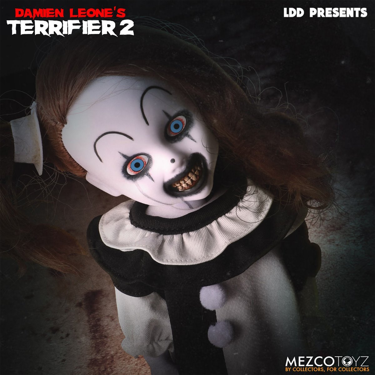 LDD Presents Damien Leone's Terrifier 2: Little Pale Girl 10 1/2-Inch Doll in Window Display Box (PRE-SALE)