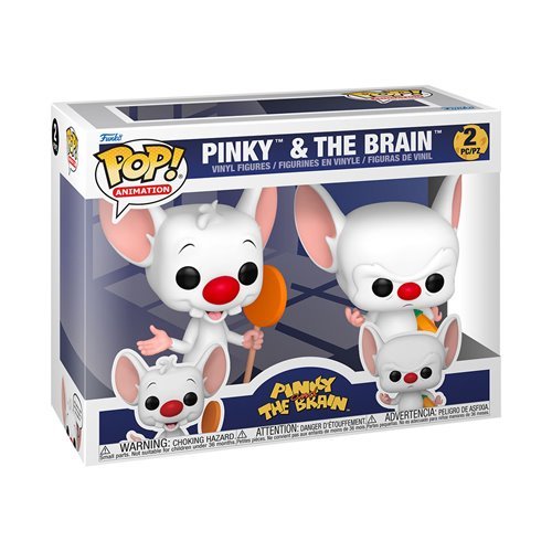 Pinky and The Brain Funko Pop! Animation 2-Pack - Approx. 3 3/4" Collectible Vinyl Figures - Estimated Arrival: Nov. 2025 (PRE-SALE)