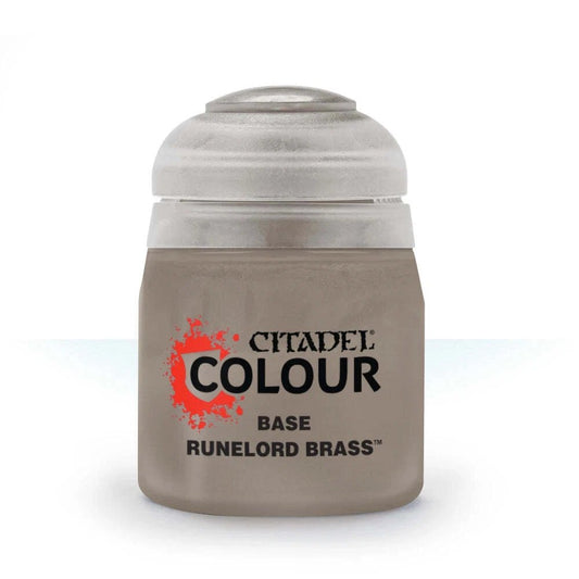 Warhammer Citadel Base Runelord Brass Paint Bottle 12ml