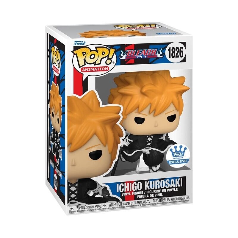 Ichigo Kurosaki Funko Pop! Animation Bleach - Approx. 4.8" Collectible Exclusive Vinyl Figure #1826 with Window Display Box (PRE-SALE)