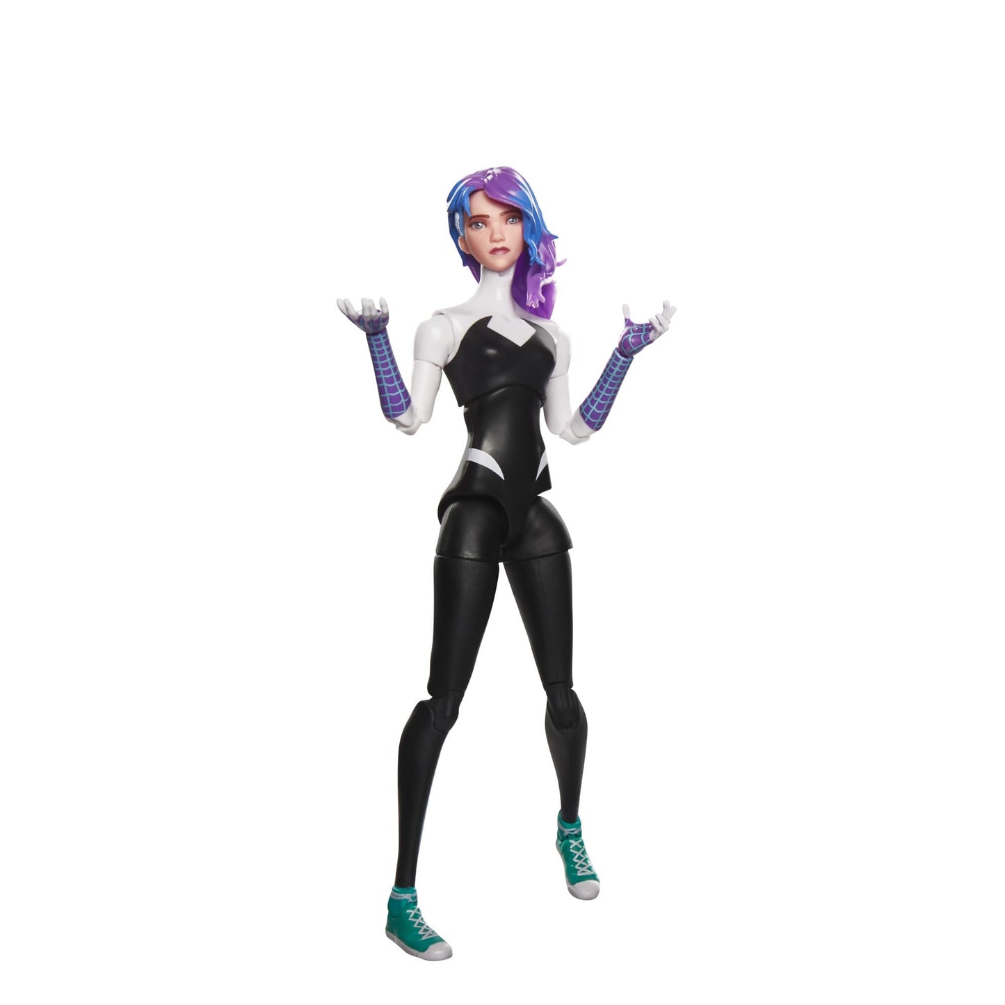 Spider-Gwen Marvel Legends Series Across The Spider-Verse Collectible 6-Inch Action Figure