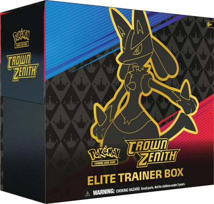 Pokemon TCG Crown Zenith Elite Trainer Box Booster and Accessories Set