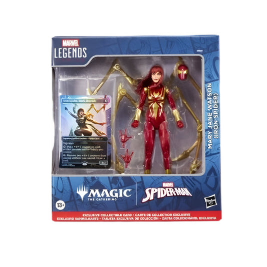 Mary Jane Watson Iron Spider Marvel Legends MTG Spiderman action figure with accessories