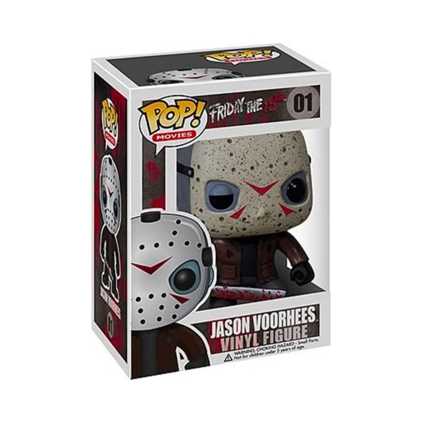 Jason Voorhees Funko Pop! Movies Friday The 13th - Vinyl Figure #01 with Display Box Protector Case