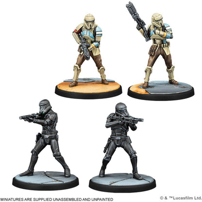 Star Wars Shatterpoint Deploy the Garrison Squad Pack – Director Krennic, Death Troopers & Shore Troopers – 6 Miniatures, Unit Stat, Stance & Order Cards (PRE-ORDER)
