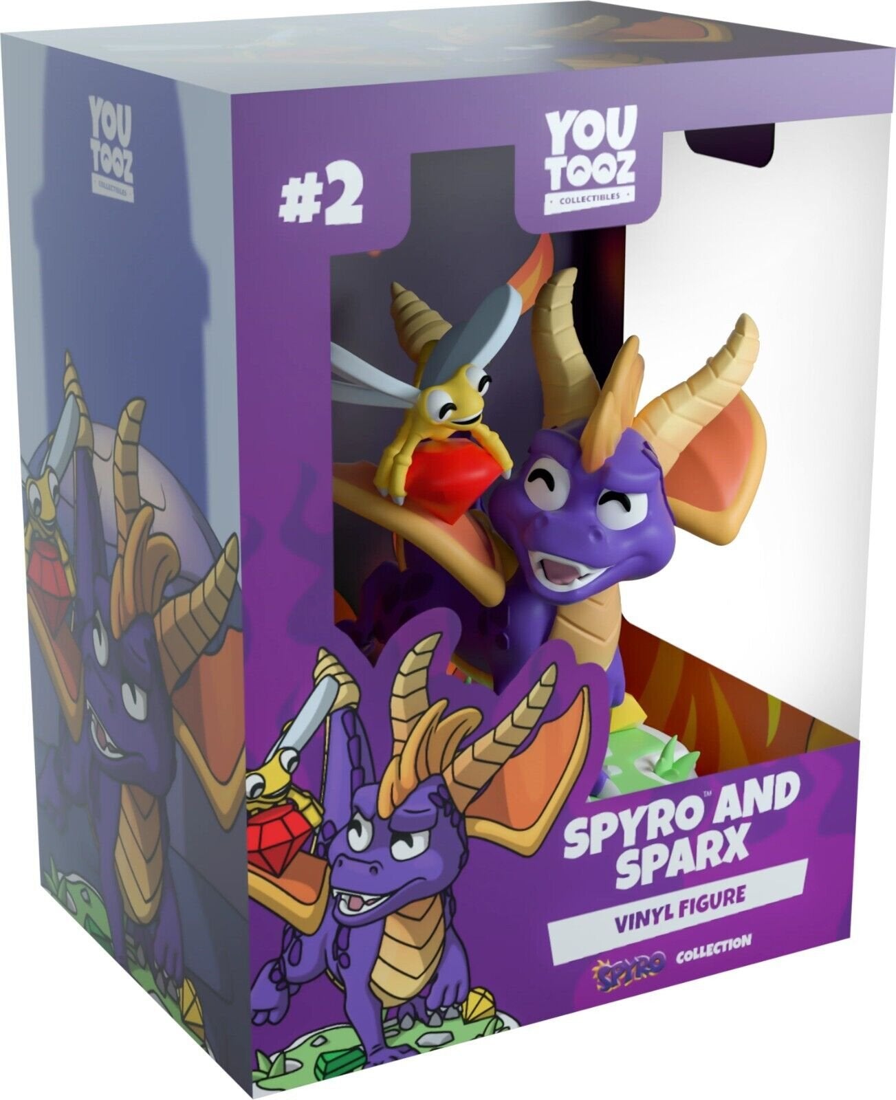 Spyro and Sparx Youtooz Collection - Approx. 3.5" Collectible Vinyl Figure #2 with Window Display Box (PRE-ORDER)