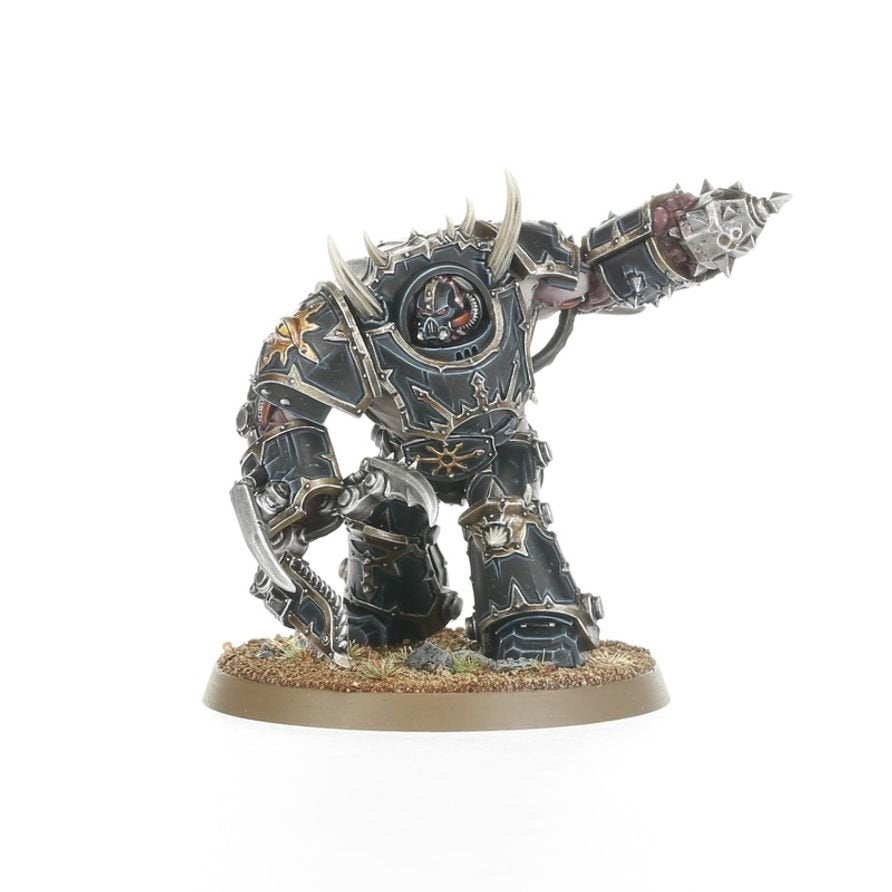 Warhammer 40,000 Chaos Space Marines Mutilators – 3 Multipart Plastic Miniatures with Interchangeable Weapons, Chaos Space Marines Army Unit, Citadel 50mm Bases & Transfer Sheet