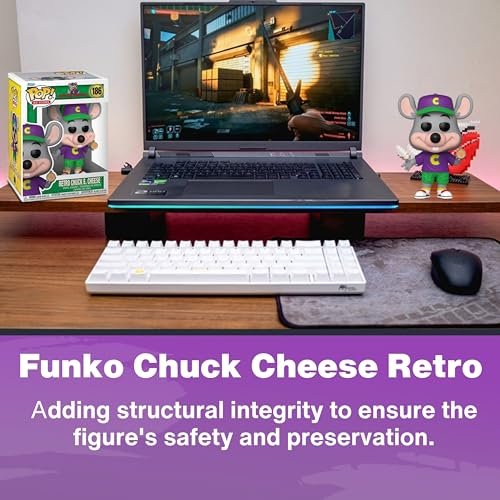 Retro Chuck E. Cheese Funko Pop! Ad Icons - Collectible Vinyl Figure #186 with Display Box Protector Case