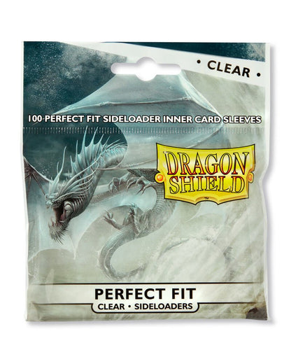 Dragon Shield Perfect Fit Clear Sideloaders Inner Card Sleeves 100 Count