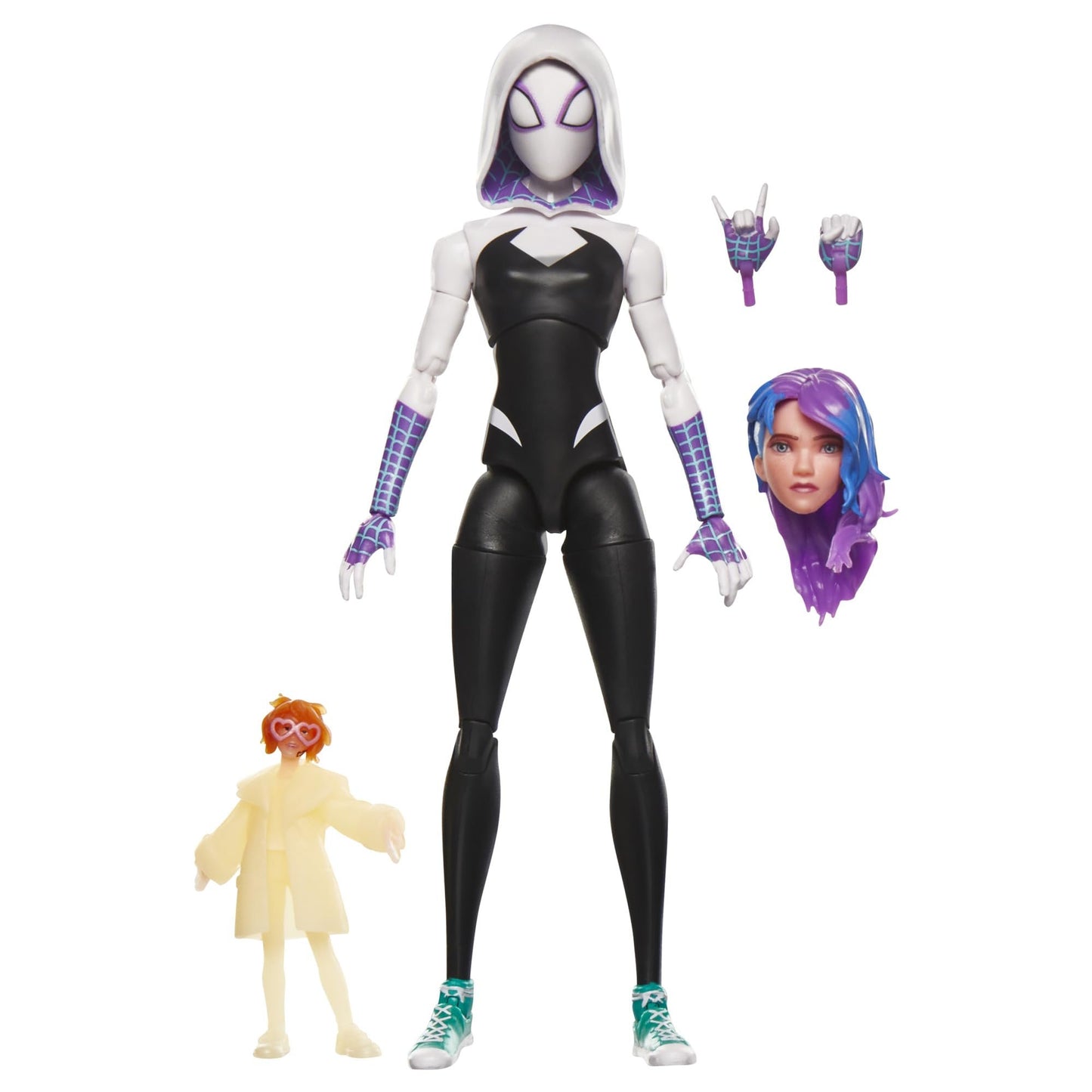 Spider-Gwen Marvel Legends Series Across The Spider-Verse Collectible 6-Inch Action Figure