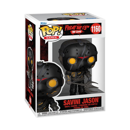 Savini Jason #1160 Funko Pop! Games Friday the 13th: The Game - Approx. 4" Collectible Vinyl Figure Bundled with Display Box Protector Case - Estimated Arrival: Nov. 2025 (PRE-SALE)