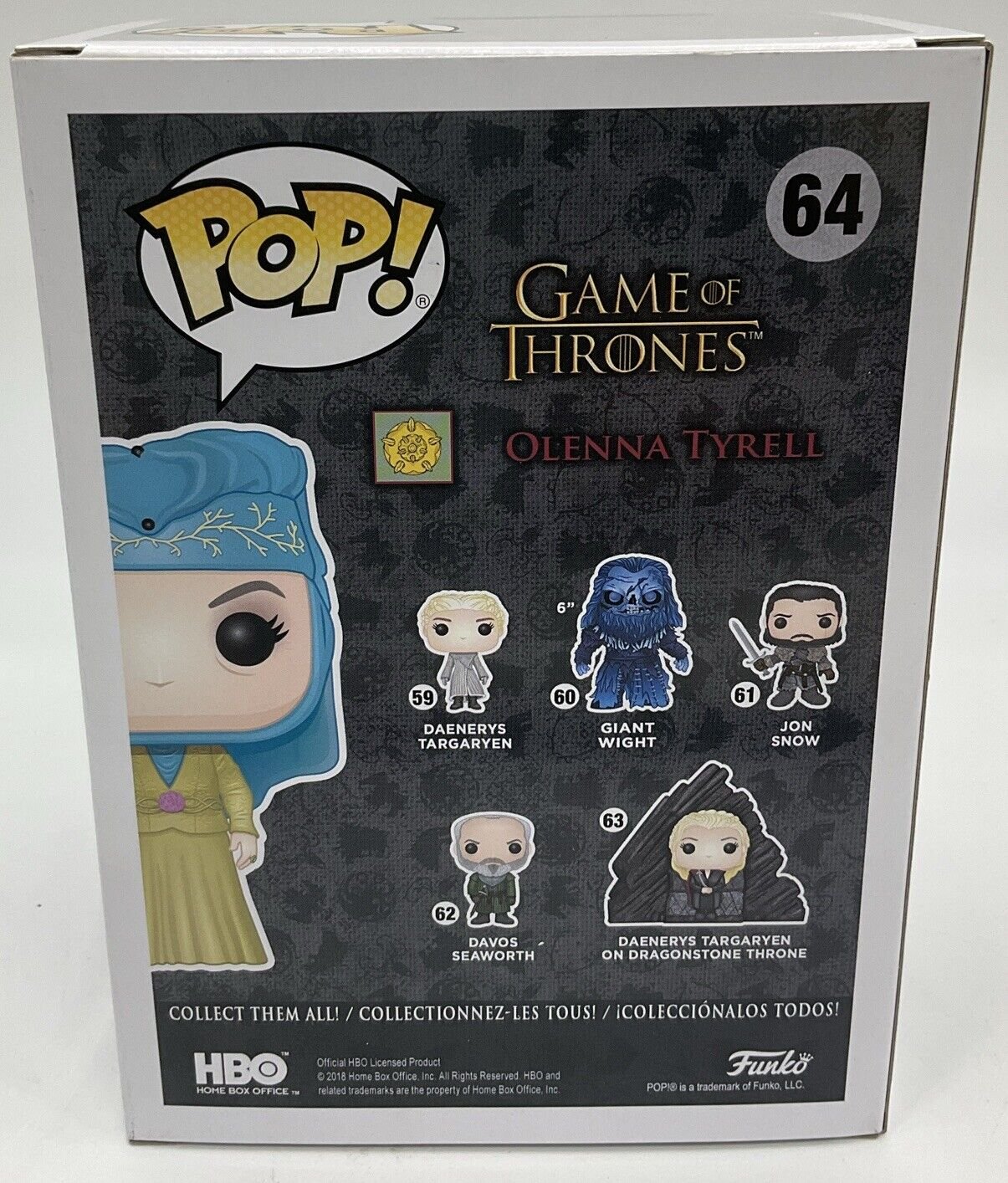 Funko Pop! Vinyl: Game of Thrones/Olenna Tyrell #64/Box Lunch San Diego Comic