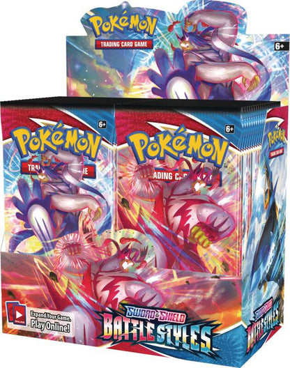 Pokemon TCG Sword & Shield Battle Styles Booster Box Pokemon Cards 36 Booster Packs