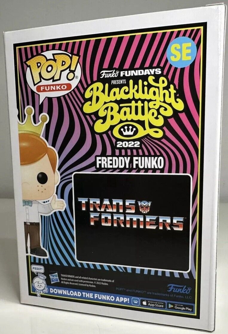 LE 1500 Optimus Prime Freddy Fundays 2022 Exclusive Funko Pop RARE!