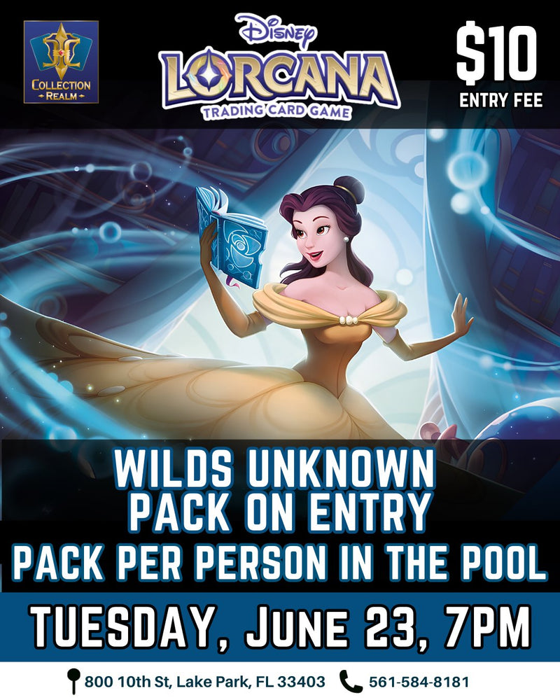Disney Lorcana TCG Tournament – June 23, 2026 (Tuesday 7:00 PM)