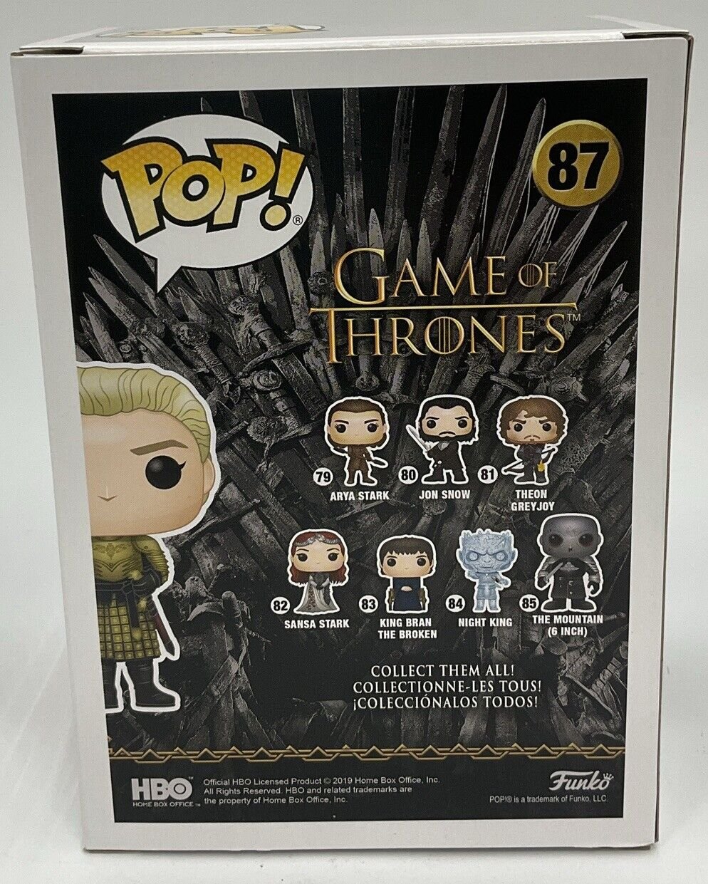 Funko Pop! Vinyl: Game of Thrones/Ser Brienne of Tarth #87/Box Lunch (Exclusive)