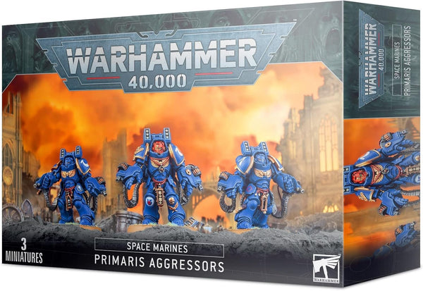 Warhammer 40,000 Space Marines Primaris Aggressors - 3 Miniatures