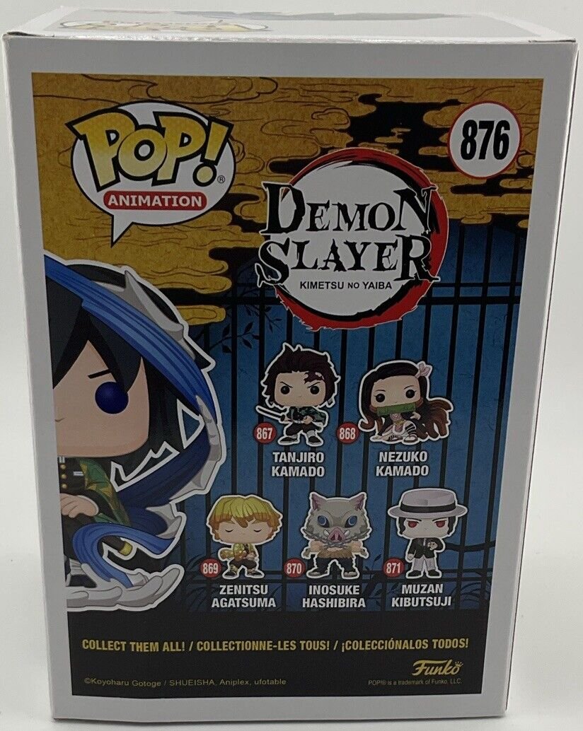 Funko Pop! Vinyl: Demon Slayer: Giyu Tomioka #876 SIGNED By Johnny Yong Bosch