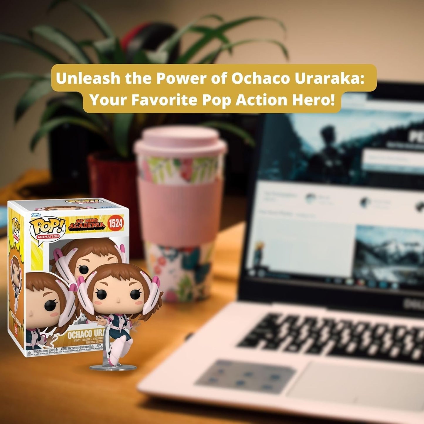 Ochago Uraraka Funko Pop! Animation My Hero Academia - Vinyl Figure #1524 with Display Box Protector Case