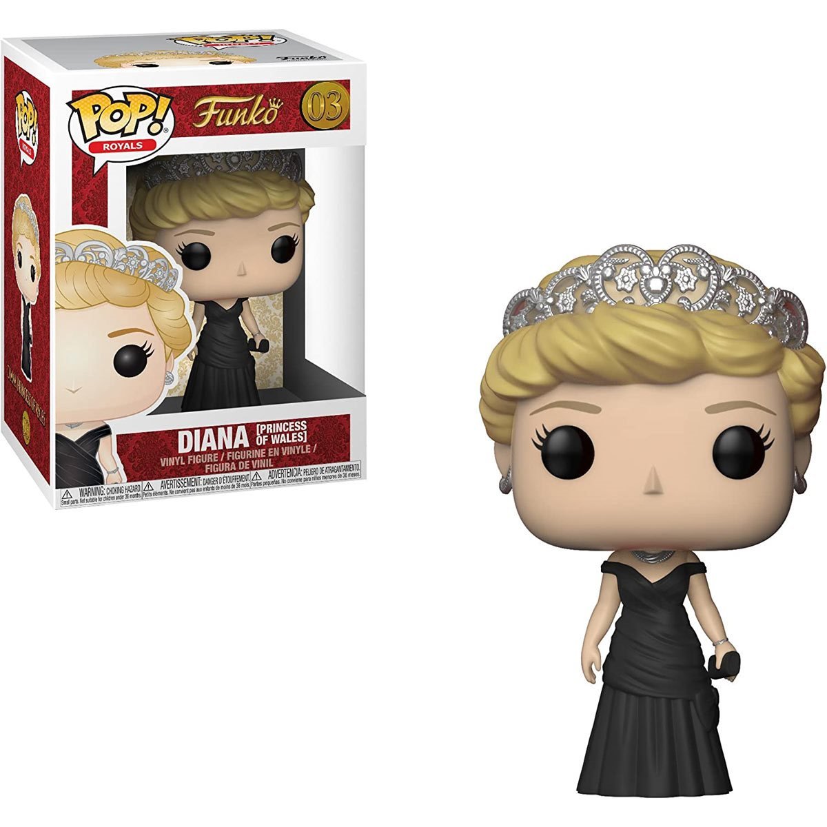 Diana Princess of Wales #03 Funko Pop! Royals - 1 in 6: CHANCE OF CHASE - Collectible Vinyl Figure with Window Display Box