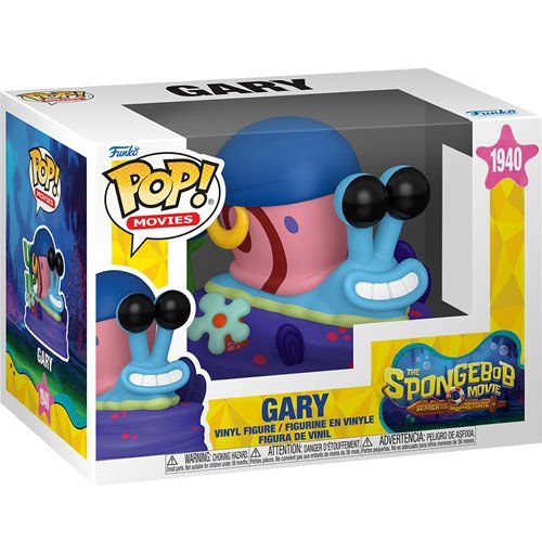 Gary #1940 Funko Pop! Movies The SpongeBob Movie: Search for SquarePants - Approx. 3" Collectible Vinyl Figure - Estimated Arrival: Oct. 2025 (PRE-SALE)
