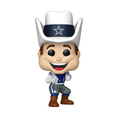 Rowdy #314 Funko Pop! Football NFL Mascots Cowboys - Approx. 5 1/4" Collectible Vinyl Figure  Bundled with Display Box Protector Case
