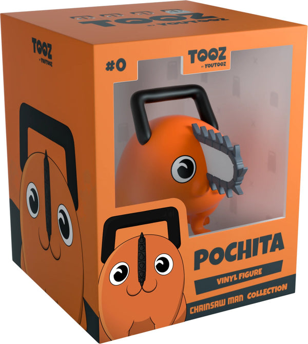 Pochita Happy Youtooz Chainsaw Man Collection - Approx. 2.6" Collectible Vinyl Figure #0 with Window Display Box