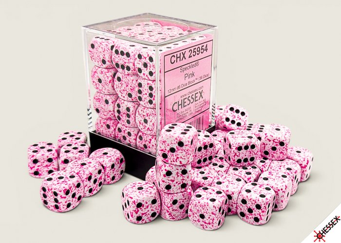 Chessex Speckled Pink 12mm - 36 Dice
